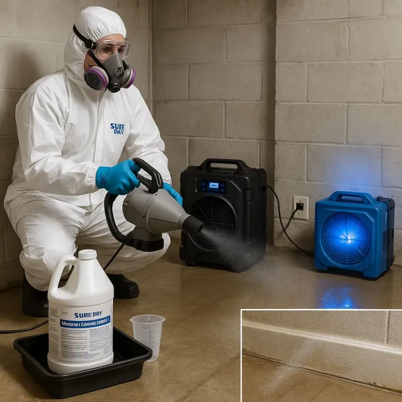 Sanitization and Odor Removal process in Wauconda, IL